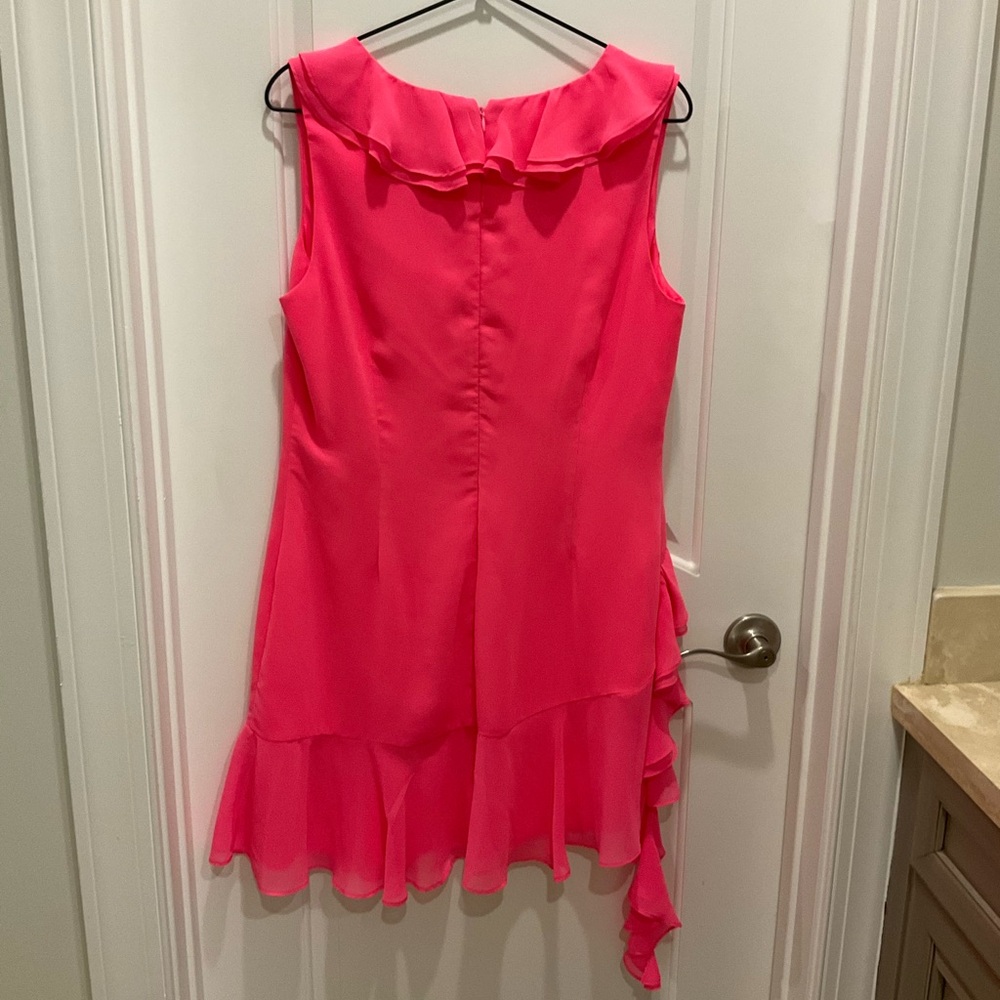 NWT Milly Noelle Chiffon Ruffled Mini Dress - Picture 8 of 8